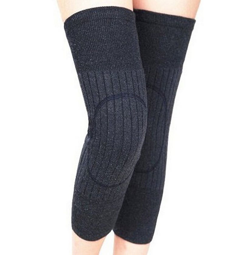 TOPWEL Knee Brace Pads Winter Warm Thermal Knee Warmers Sleeve - Image 1